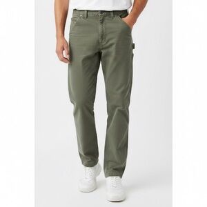 Carhartt Olive Green Relaxed Fit Pants